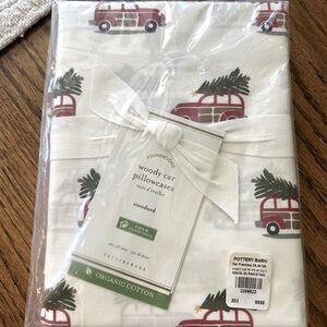 Set of two Woody Car Pottery Barn pillowcases